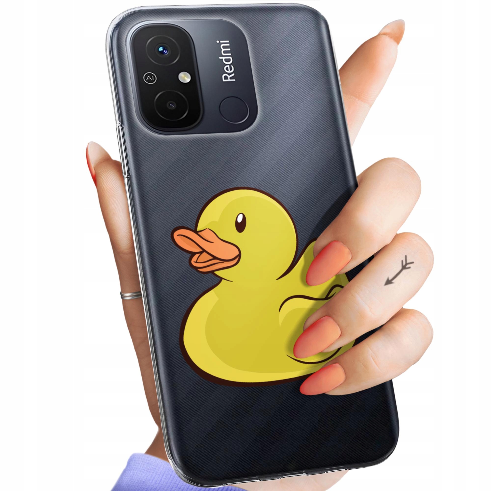Etui Do Xiaomi Redmi 12C Bez Tła Naklejki Sticker Obudowa Pokrowiec