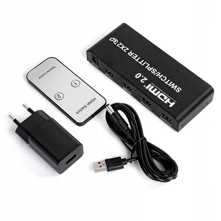 Matrix Hdmi 2/2 Spacetronik SPH-M221 4K 60Hz