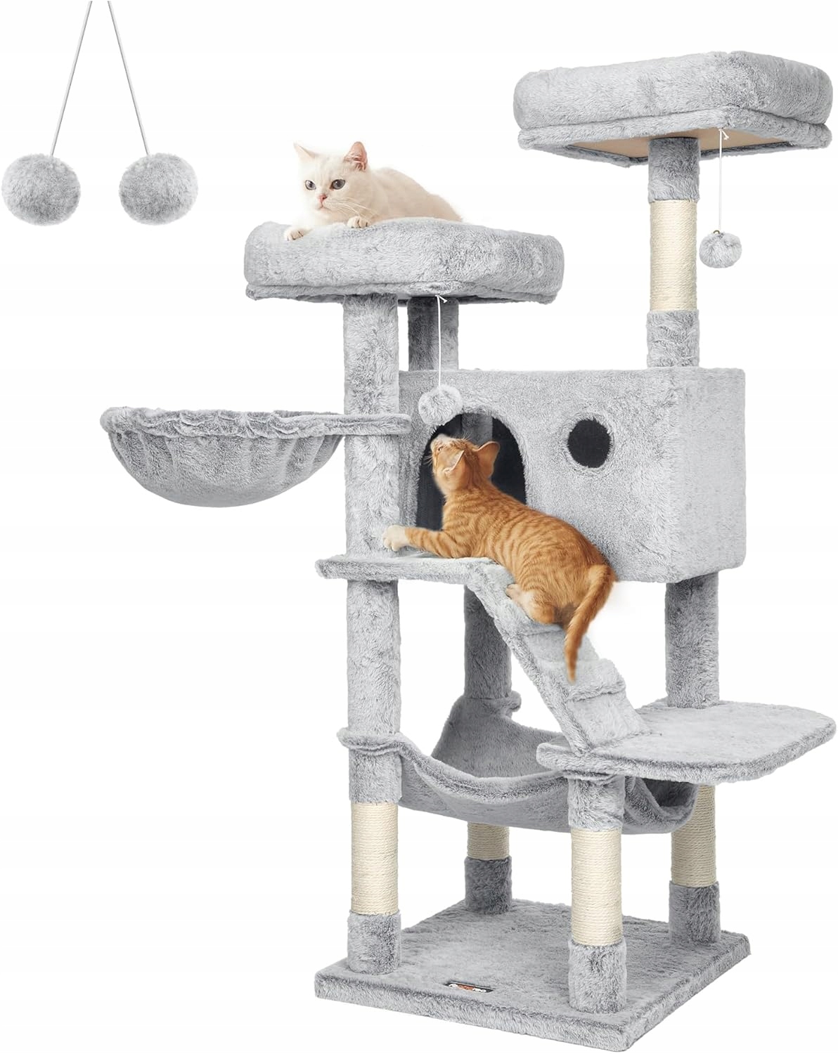 Levně Feandrea Velké Škrabadlo Pro Kočky, Měkký Obal, Domeček, Pelíšek, Hračky