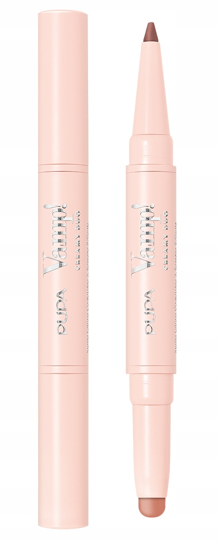 Pupa Vamp! Creamy Duo Rtěnka S Konturovací Tužkou Na Rty 002 Medium Nude