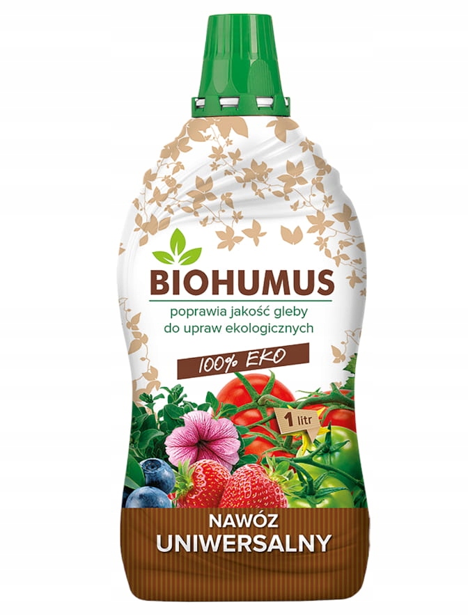 AGRECOL Biohumus nawóz uniwersalny ekologiczny 1 litr płynny JAKOŚĆ GLEBY