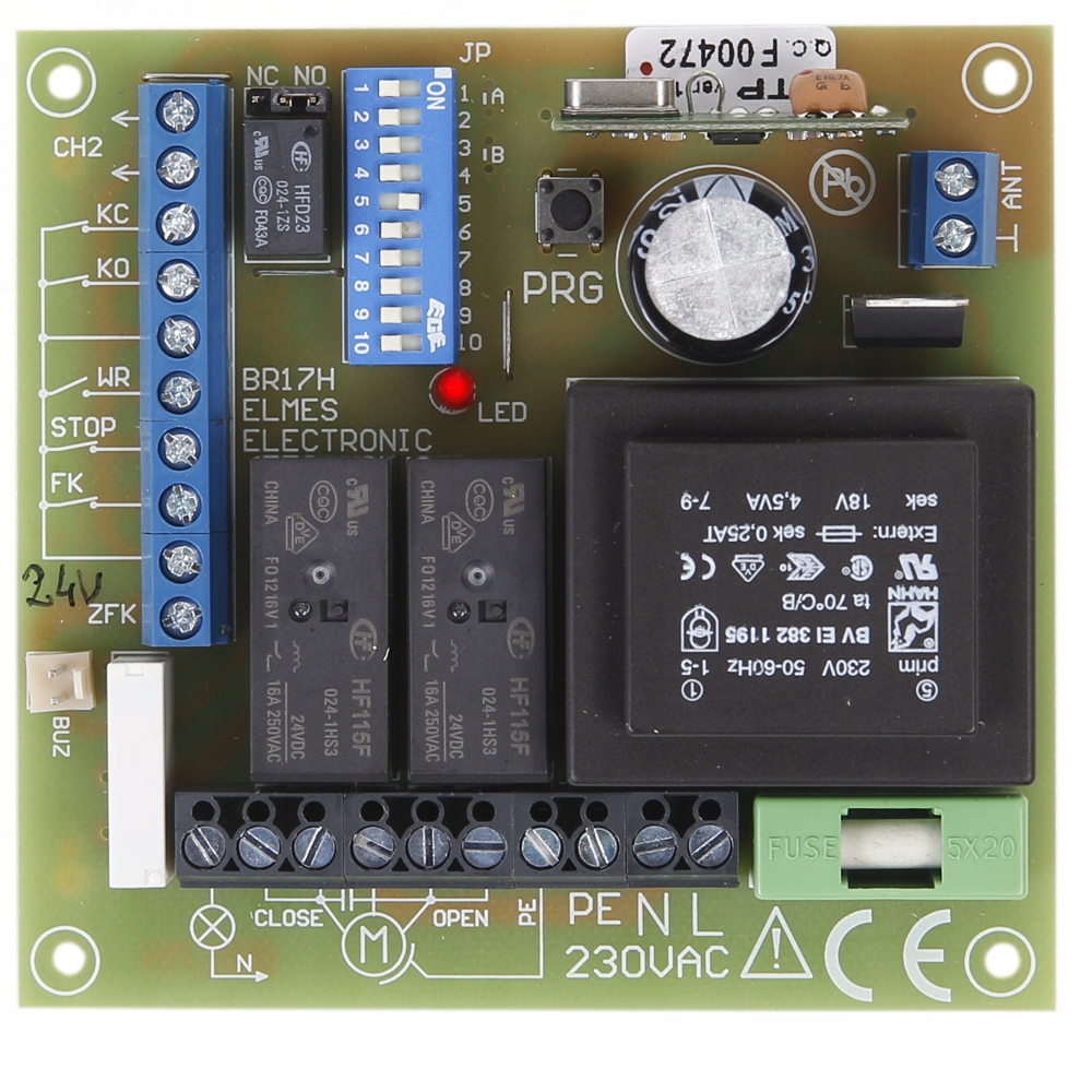 Sterownik do bramy przesuwnej Elmes STP 230 VAC UNIWERSALNY silnik 230V AC