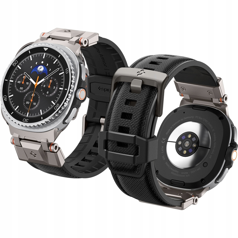 Pásek pro Galaxy Watch 8 8 Classic 40/44/46, Spigen, nastavitelný, přizpůsobivý