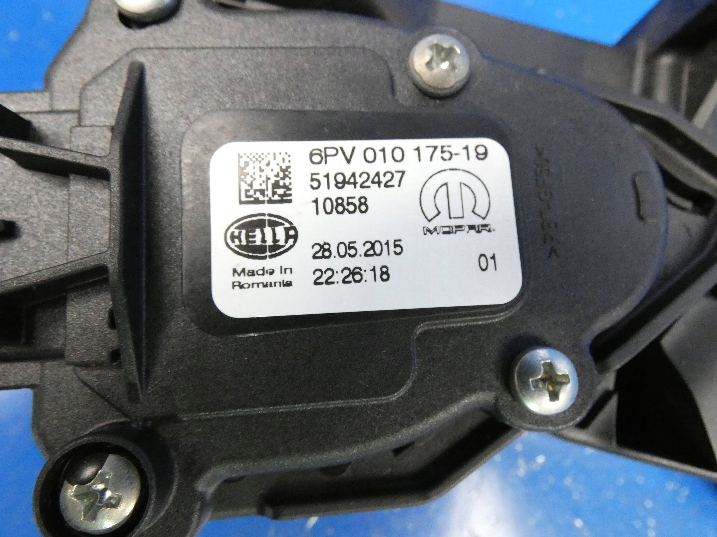 FIAT 500X 500 X potentiometer accelerator pedal