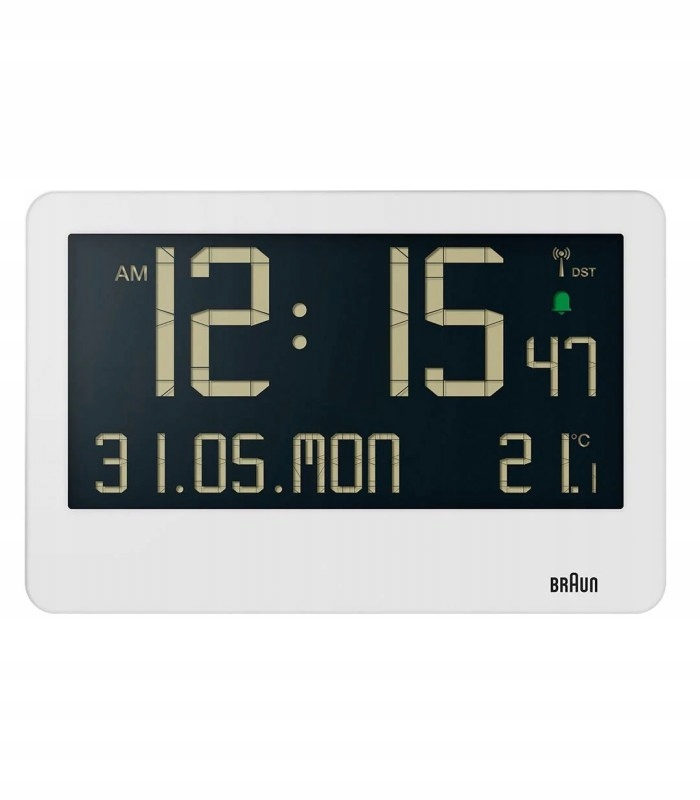 Budík s hodinami Braun BC14 Dcf, čitateľná teplota, alarm s funkciou spánku