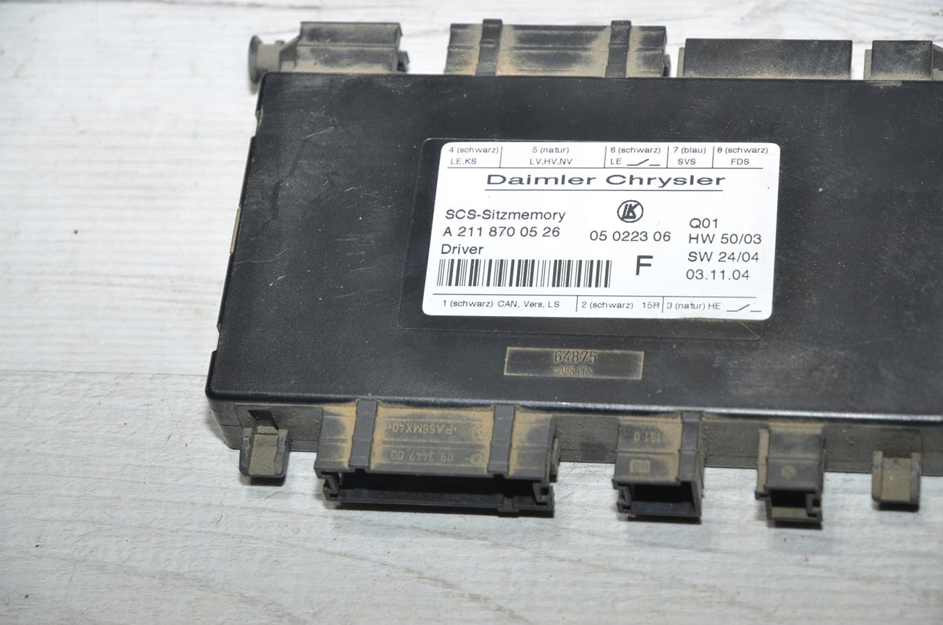 module seat Mercedes CLS w219