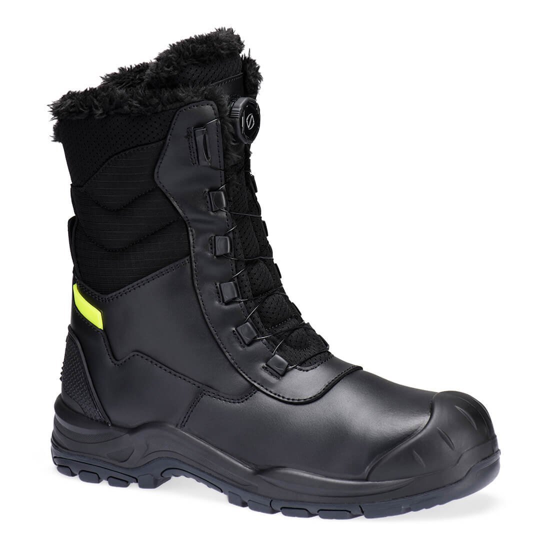 Pracovní boty Steel Leather Winter zateplené S3 vel. 46 Černá R
