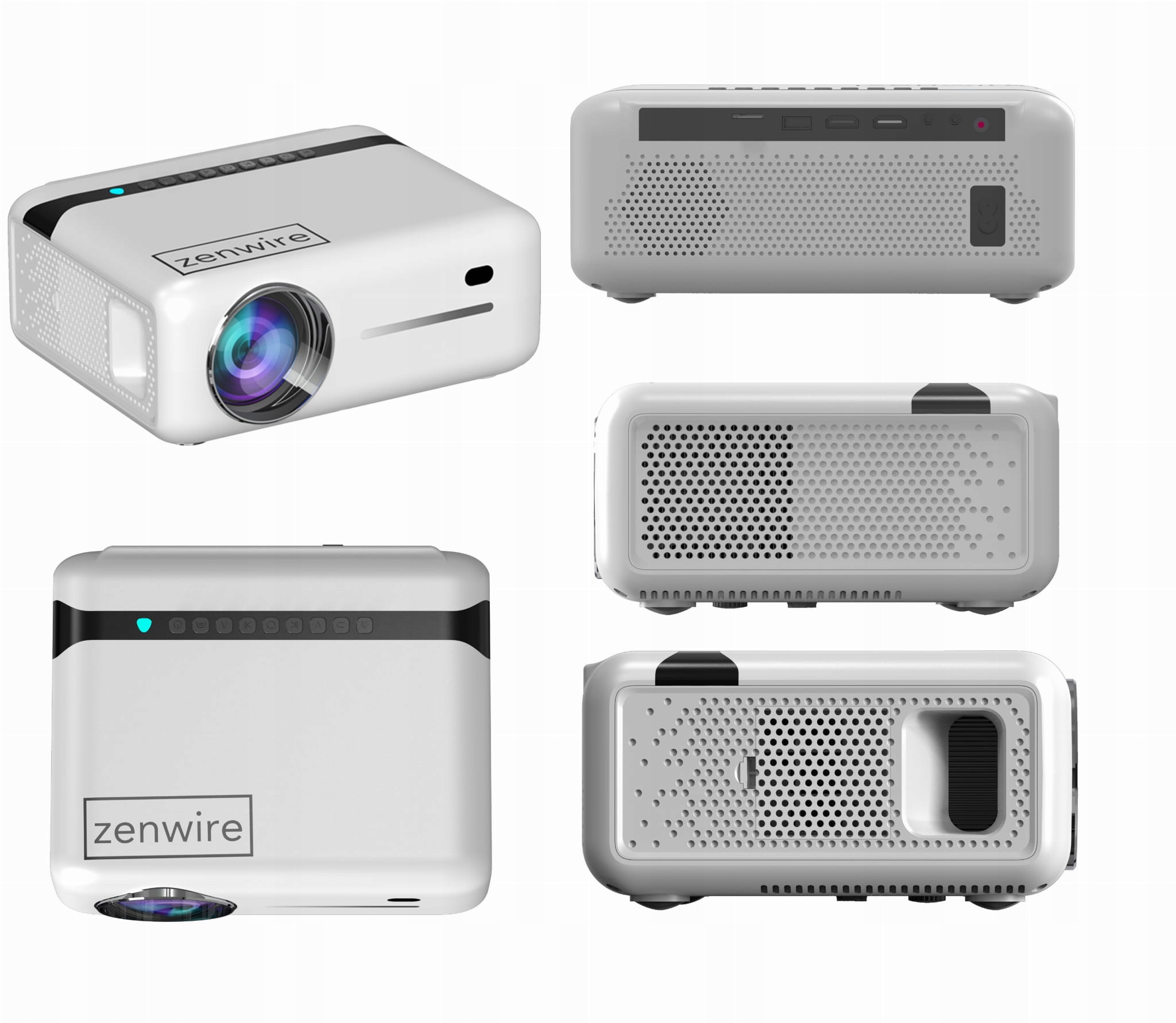 PROJEKTOR RZUTNIK 4K FULL HD SMART TV WIFI ANDROID 9.0 BLUETOOTH 9000lm Model E520H