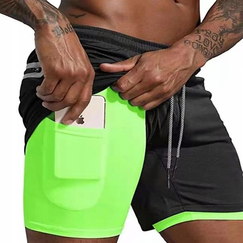 

Spodenki Shorty Treningowe Męskie 2w1 XXL