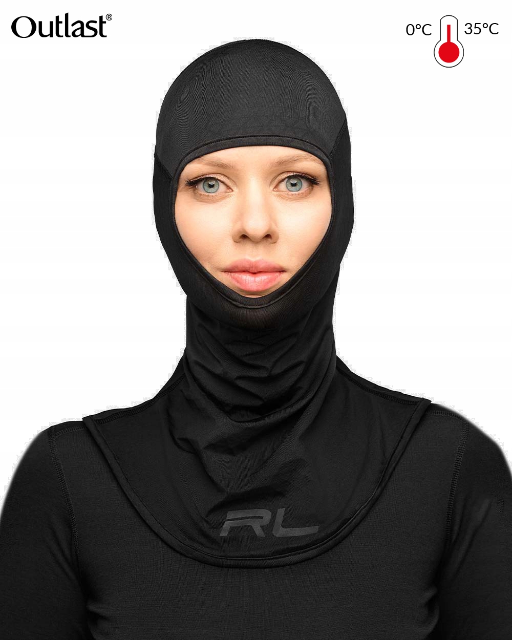 Kominiarka Outlast damska pod Kask Motocyklowa Narciarska Term Termoaktywna