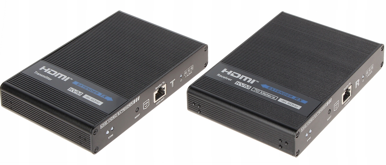 Extender HDMI+USB-EX-100-4K čierny