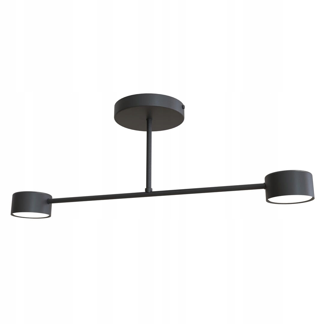 Halo lampa sufitowa 2xGX53 czarna Emibig