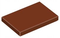 

Lego 26603 płytka tile 2x3 brązowy 1 szt Nowy
