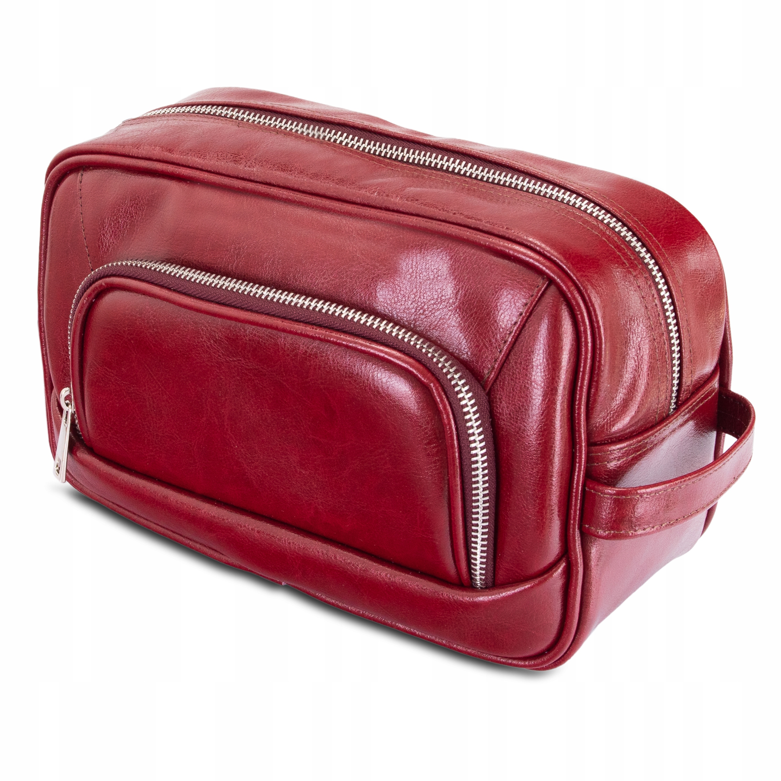 Kožená kosmetická taška Tizano KM4 bordová