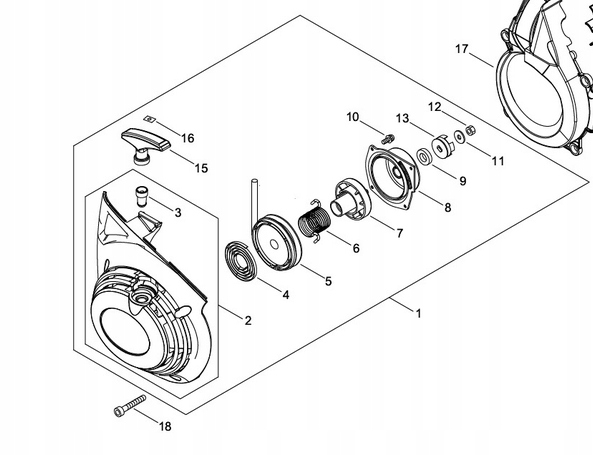 Startovací sada pro řezačku betonu Echo CSG-7410ES A051-003400