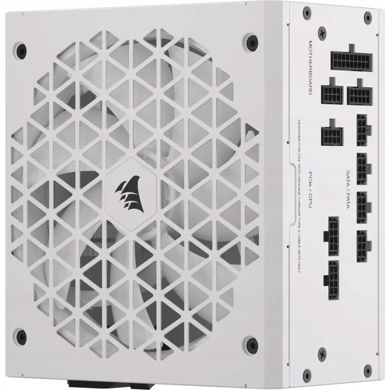 CORSAIR RMx Shift White Series, RM750x Shift White, 750 Watt, 80 PLUS GOLD Certified, Fully Modular — 5