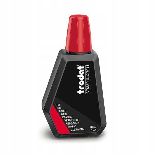 

Tusz do pieczątek 7011 Trodat 28 ml czerwony