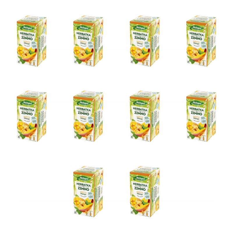 Herbatka na zimno Mięta Mango (20tb. x 1,8g) 36g X10