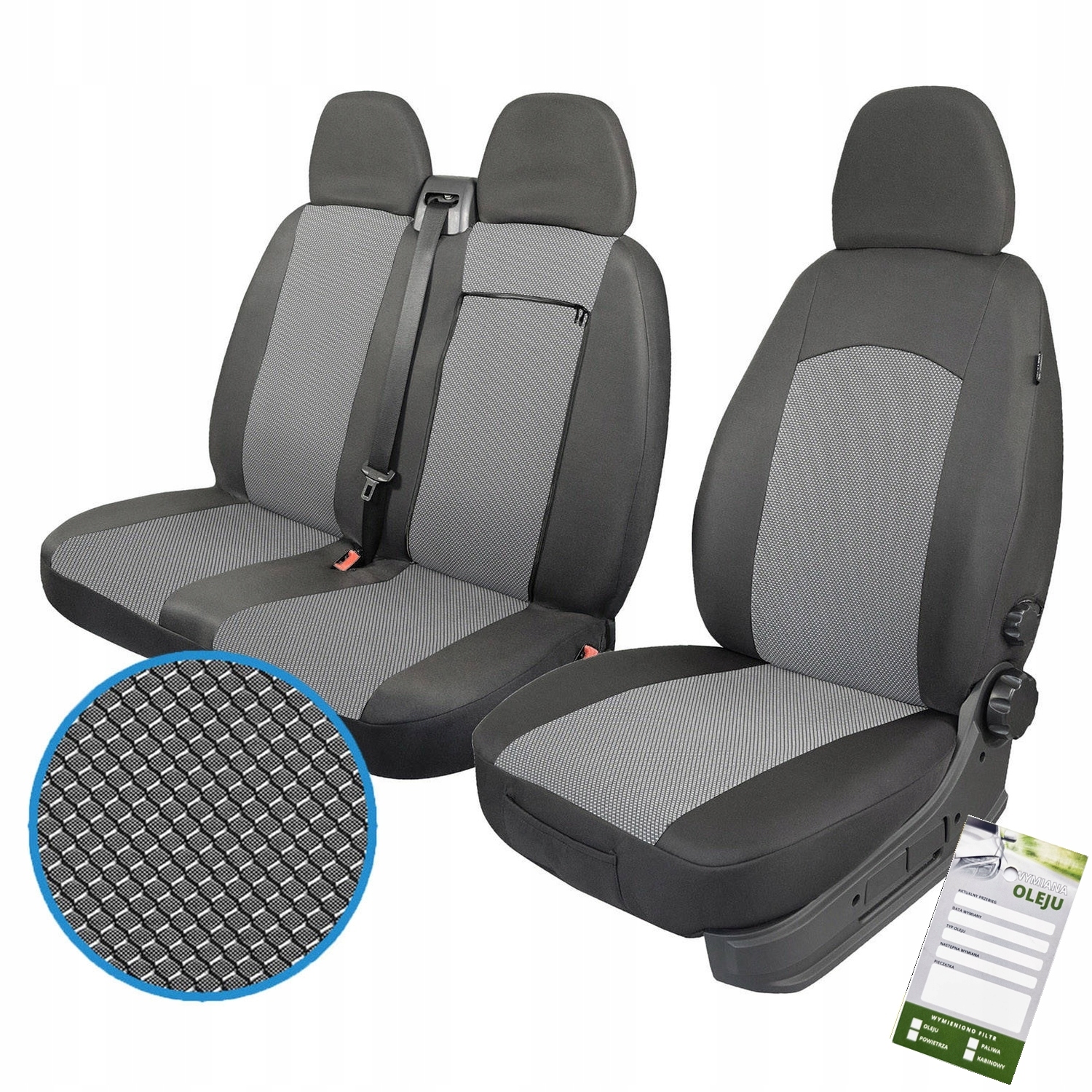 Pokrowce Miarowe Fiat Ducato 2006 2007 2008 2009 2010 2011 2012 2013 2014