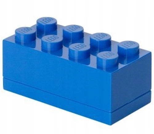 

Lego Pojemnik 8 Mini Klocek Pudełko Niebieski