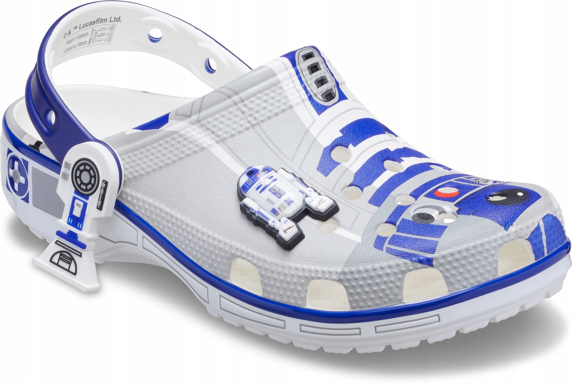 Crocs Star Wars R2D2 211490-90H barevné nazouváky M11 45-46 Hvězdné Války