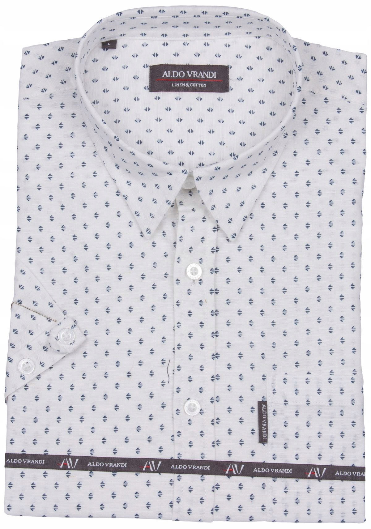 

Lniana koszula AldoVrandi XL_43/44_kl_118
