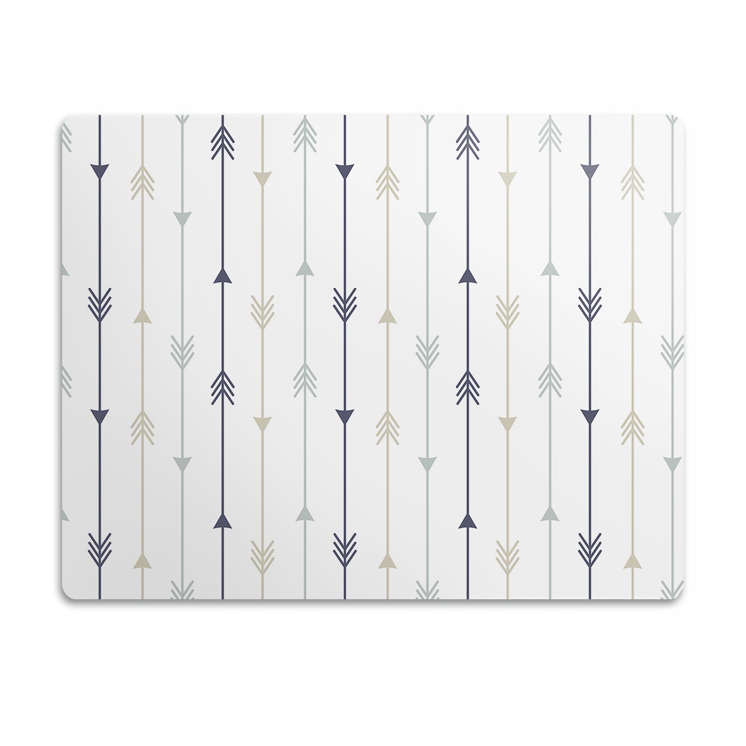 Levně Pro psa podložka pod misku Šipky vertikální vzor 60x40