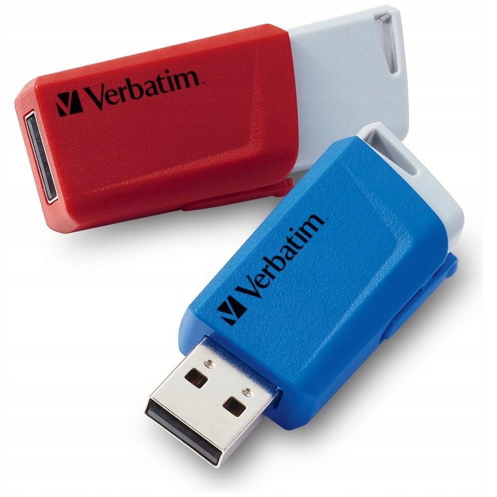 Pendrive Verbatim Store `n` Click Usb 3.0 32GB 2 szt czerwona/niebieska 493