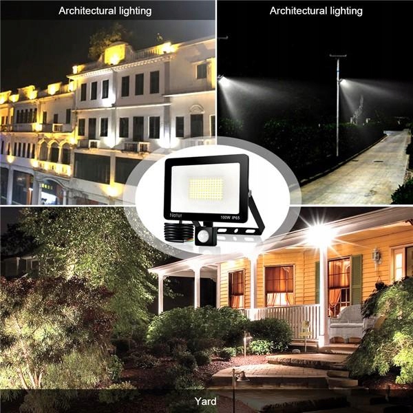 Naświetlacz LED HALOGEN LAMPA 30W z CZUJNIK RUCHU Marka bez marki