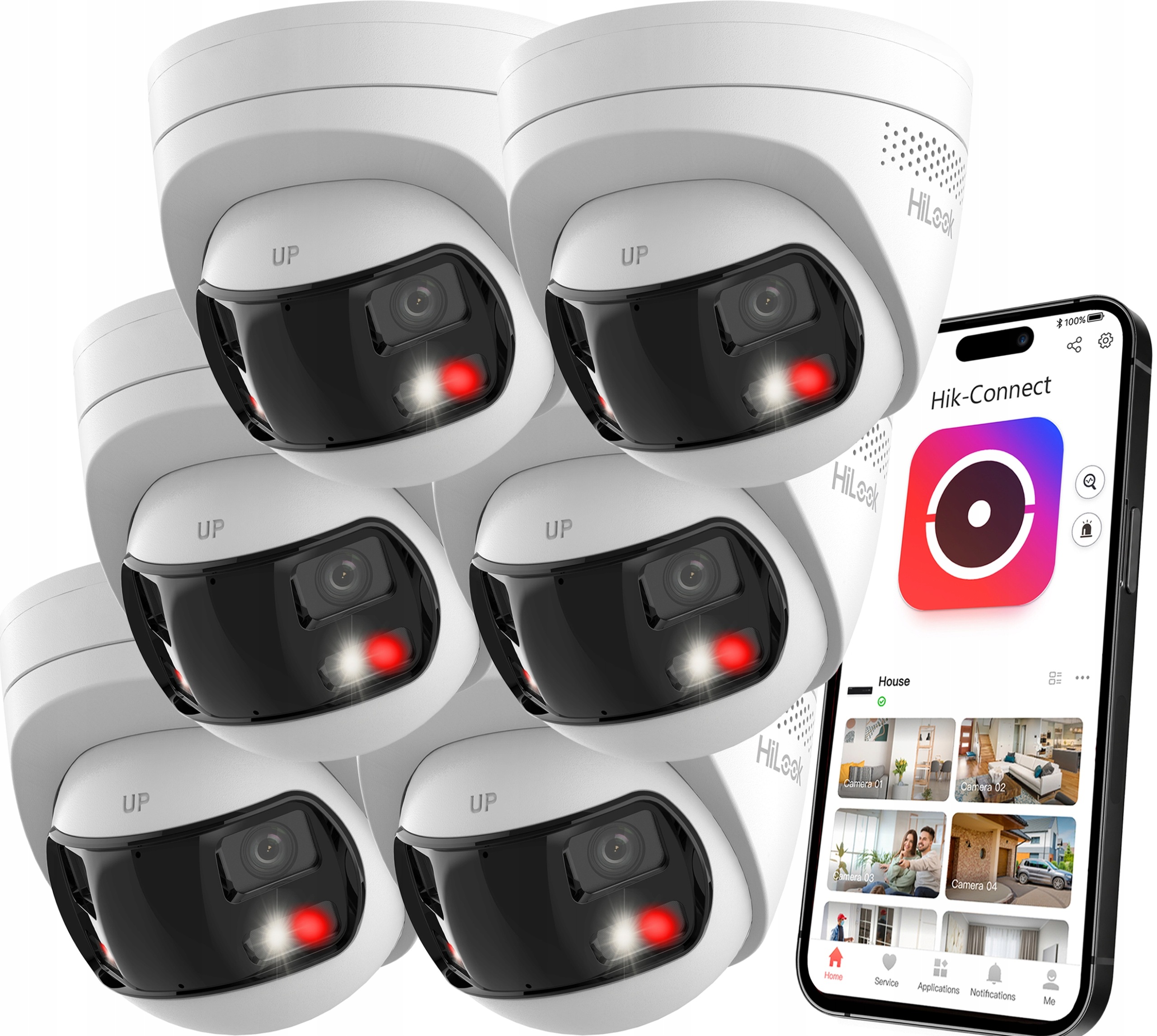 Kamera 6x Ip 8MPx 4K HiLook od Hikvision IPC-T280HAD-LUF/SL Panorama 180°