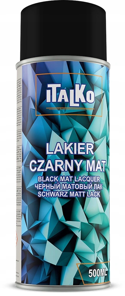 

Italko Lakier Akrylowy Czarny Mat Spray 500ML