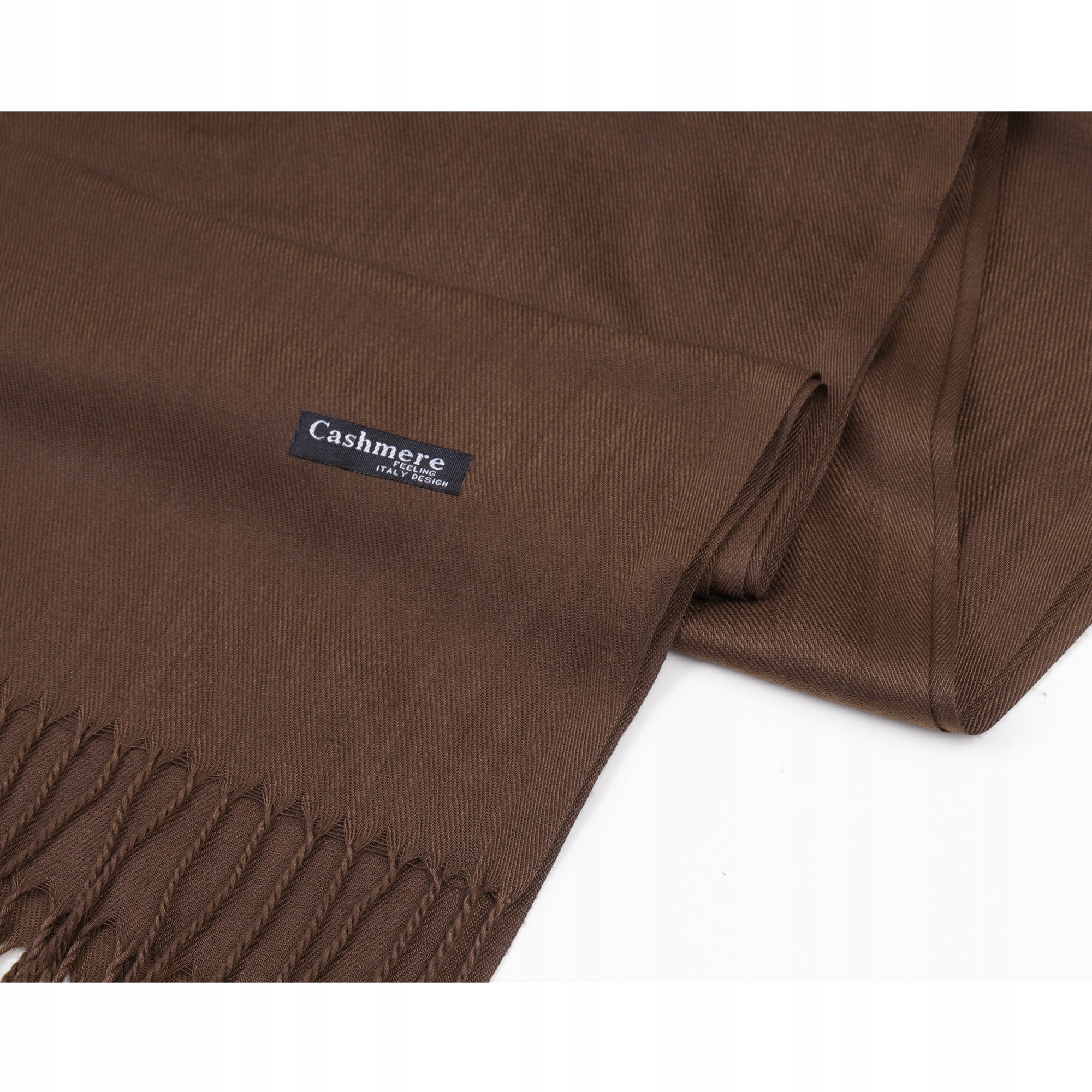 Szal damski SIMPLE SIMPLE GRACE Ciemno brązowy Marka Moramo