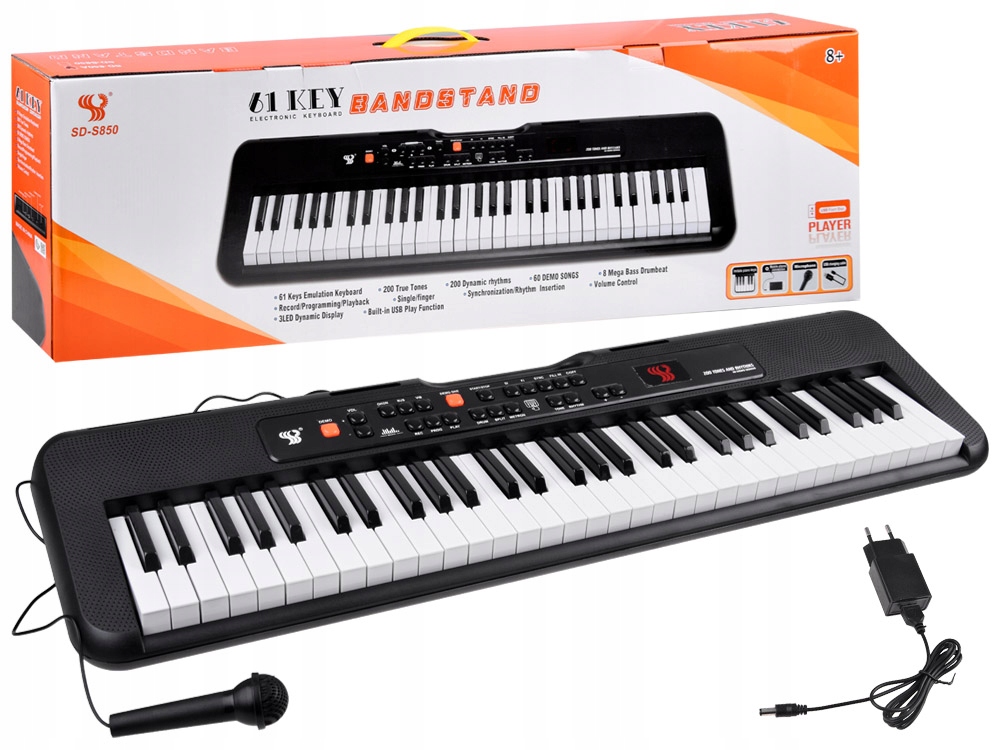 ZABAWKA MUZYCZNA INSTRUMENT DLA DZIECI Organy Keyboard MIKROFON PREZENT