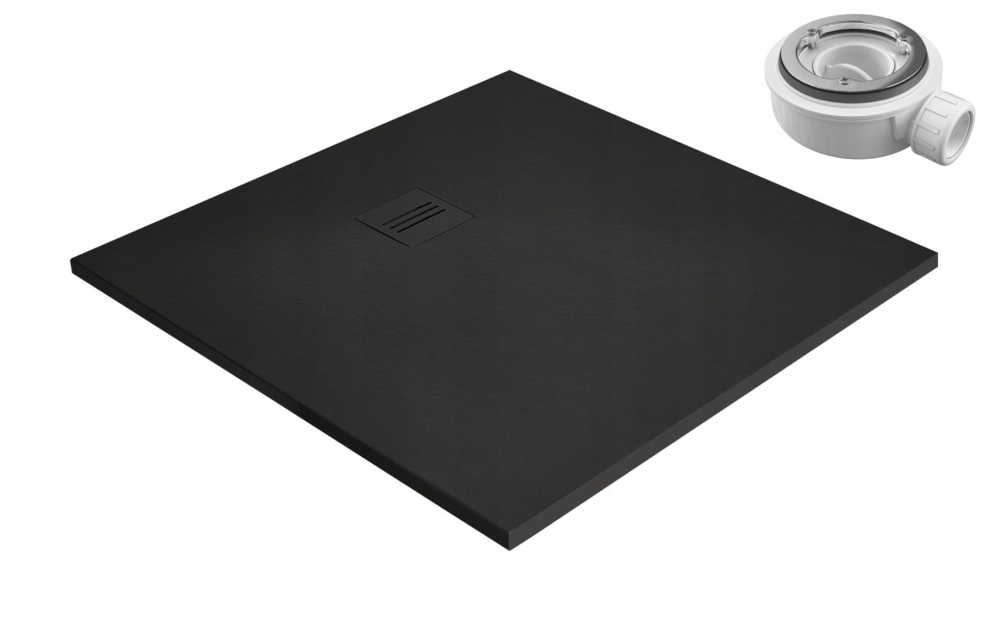 Radaway Sprchová Vanička Kyntos C 80×80 černá sifon