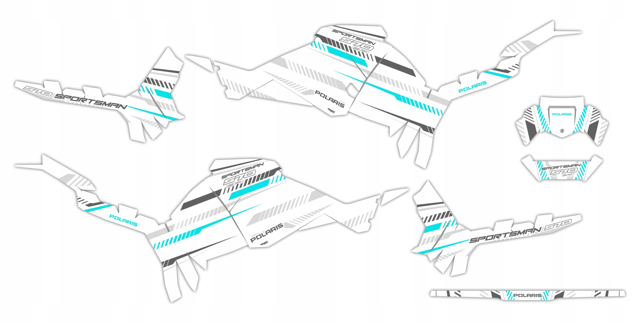 Dýha Samolepky Polaris Sportsman Touring 570 2025+ #4831132