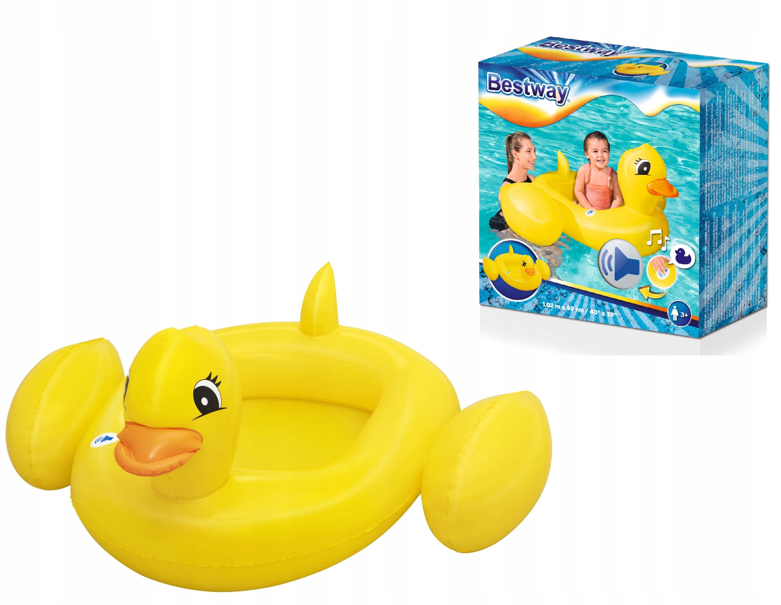 

Dmuchana Kaczka 102 x 99 cm Bestway 34151 Materac