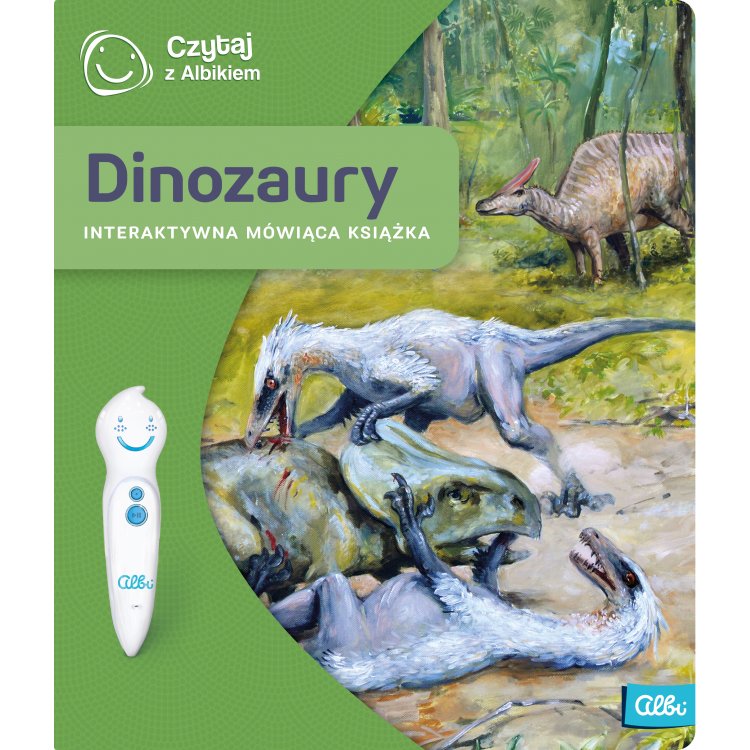 

Czytaj z Albikiem Książka interaktywna Dinozaury