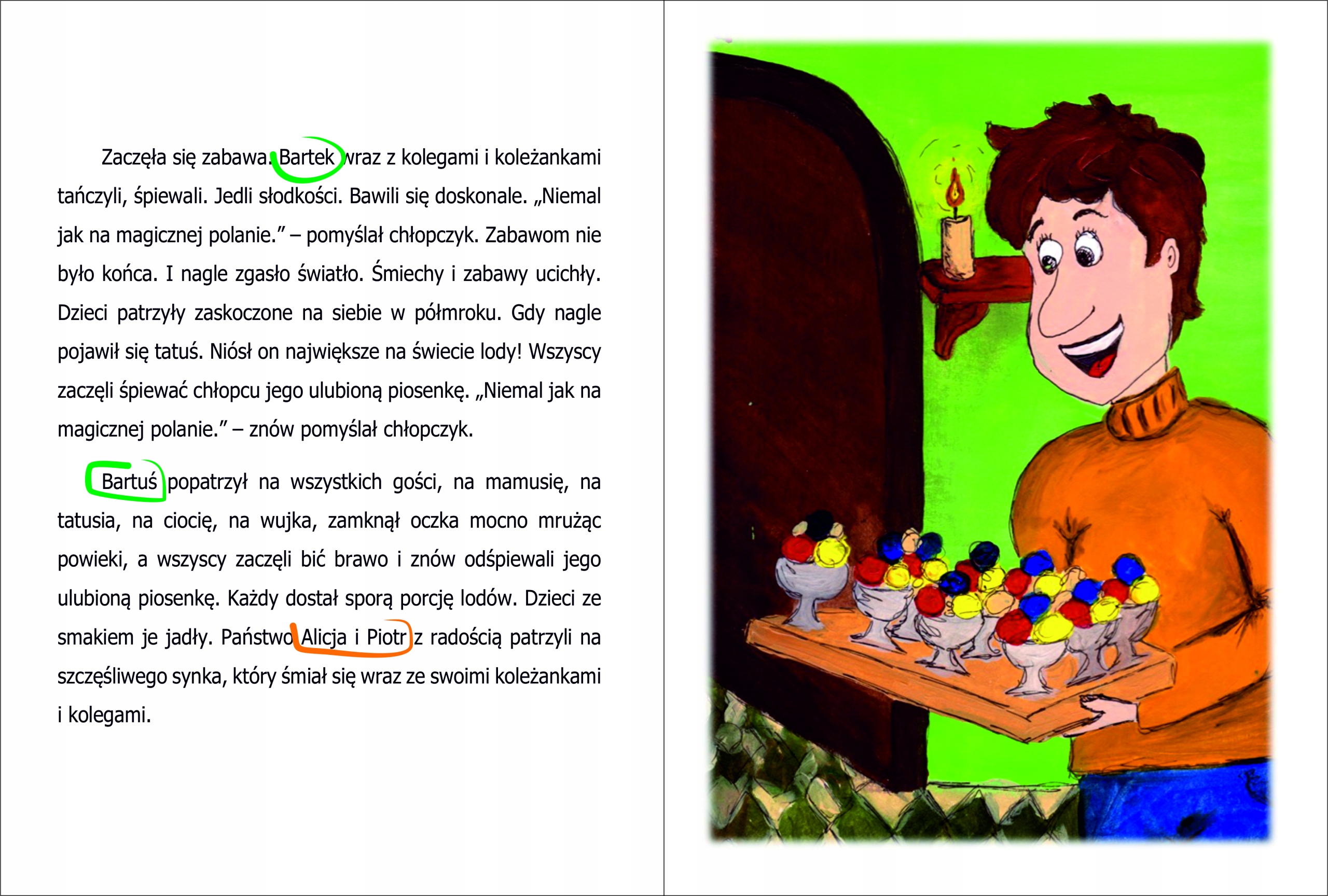 Bajka na CHRZEST, KOMUNIĘ, DZIEŃ DZIECKA IMIENINY Okładka twarda