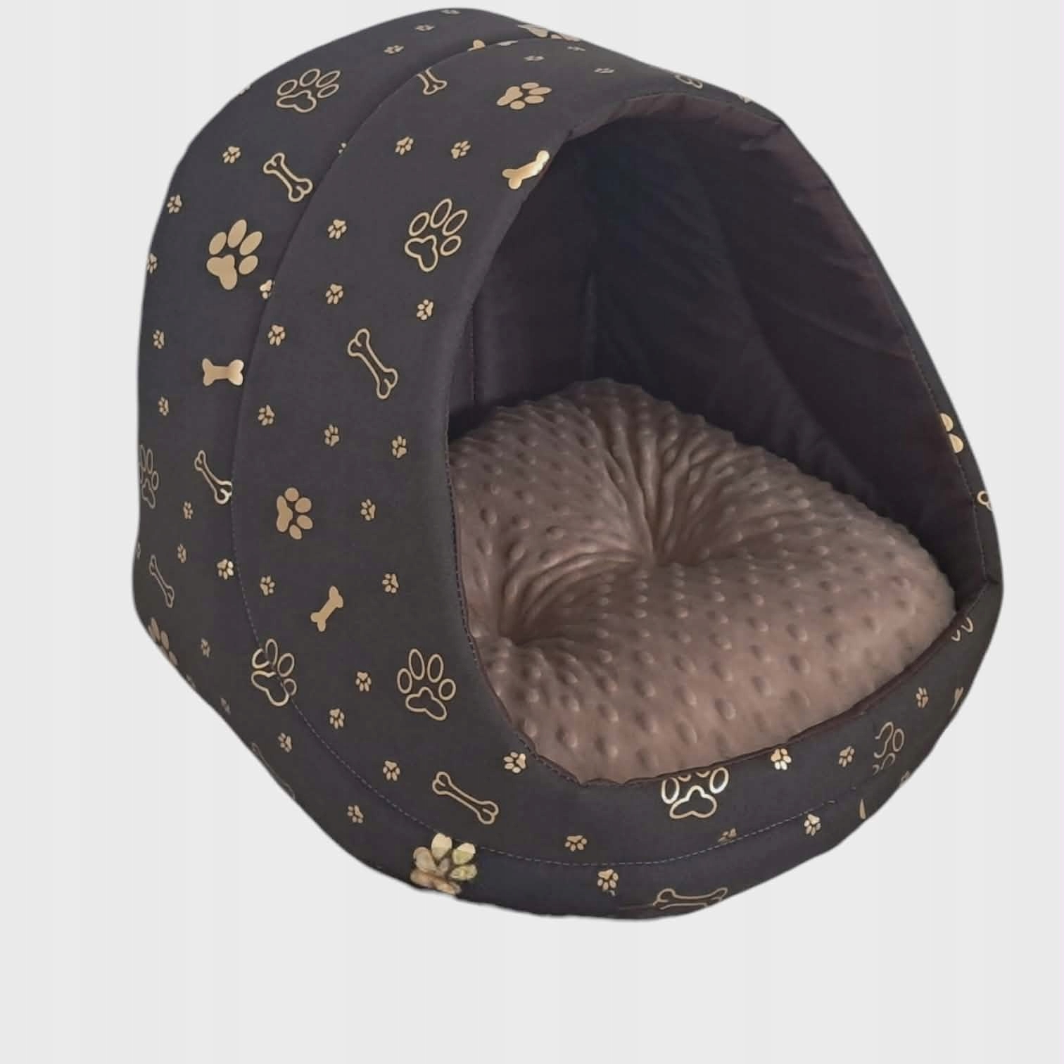 Levně Pelíšek budka měkká polštář pro psa/kočku pohodlná Vysoká kvalita 45/45 cm