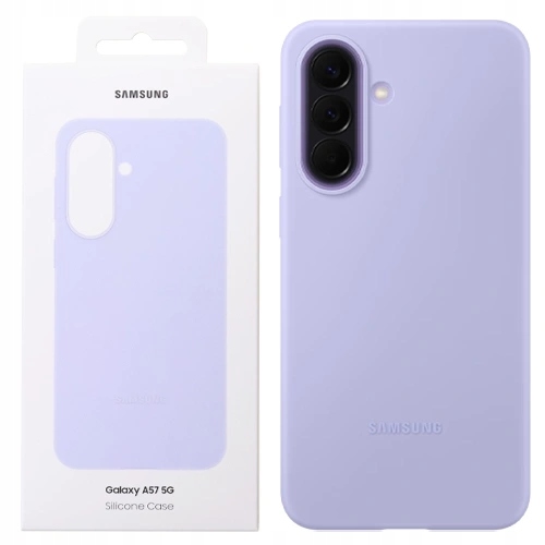 Pouzdro Zadní Kryt Silikonové Pouzdro Pro Samsung Galaxy A57 5G A576 Originální Fialové