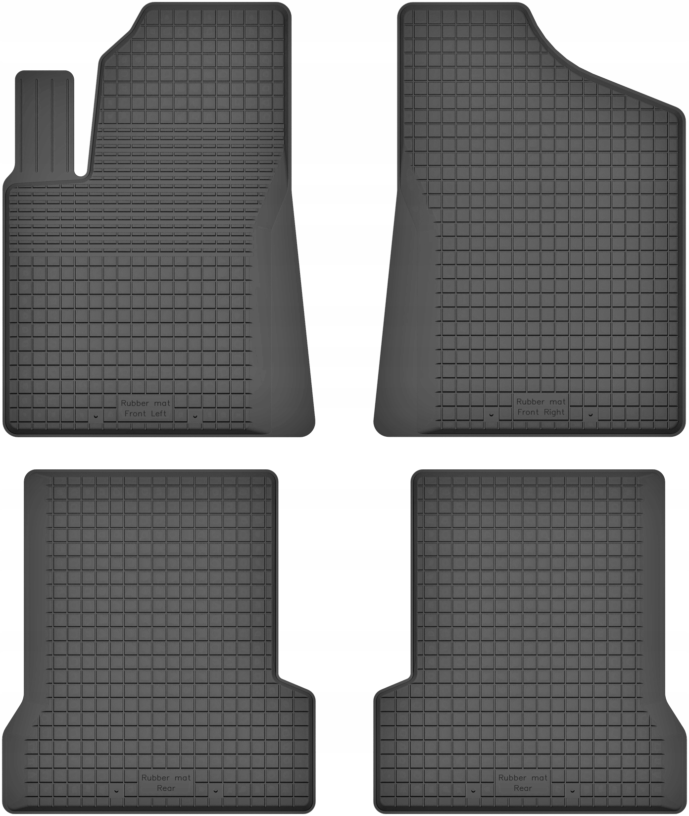 

Dywaniki gumowe korytkowe do Fiat Seicento