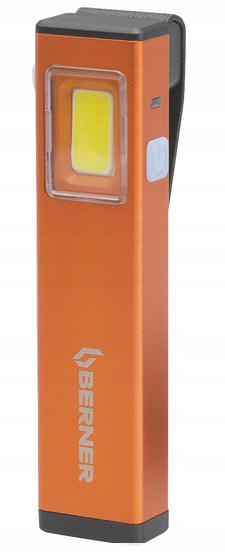 Svítilna Mini Pocket Usb-c 300 Lumenů Berner Extra Silná Magnet Dílna