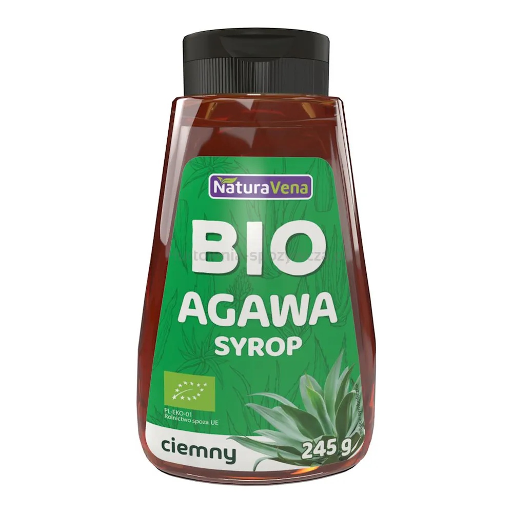 Levně Naturavena Bio Agávový sirup Tmavý 245 g