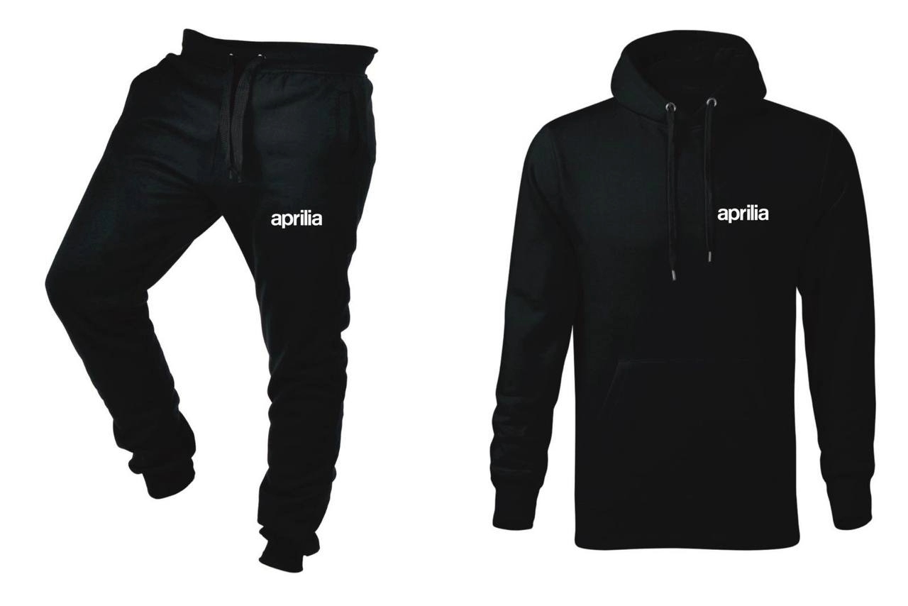 Tepláková Souprava Teplákovka Aprilia Mikina A Kalhoty Černá XXL