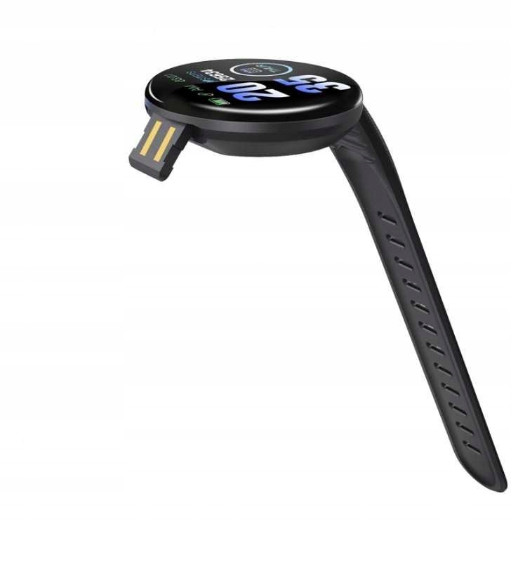 SMARTWATCH SMARTBAND OPASKA SPORTOWA FITNESS D18 Kolor dominujący czarny