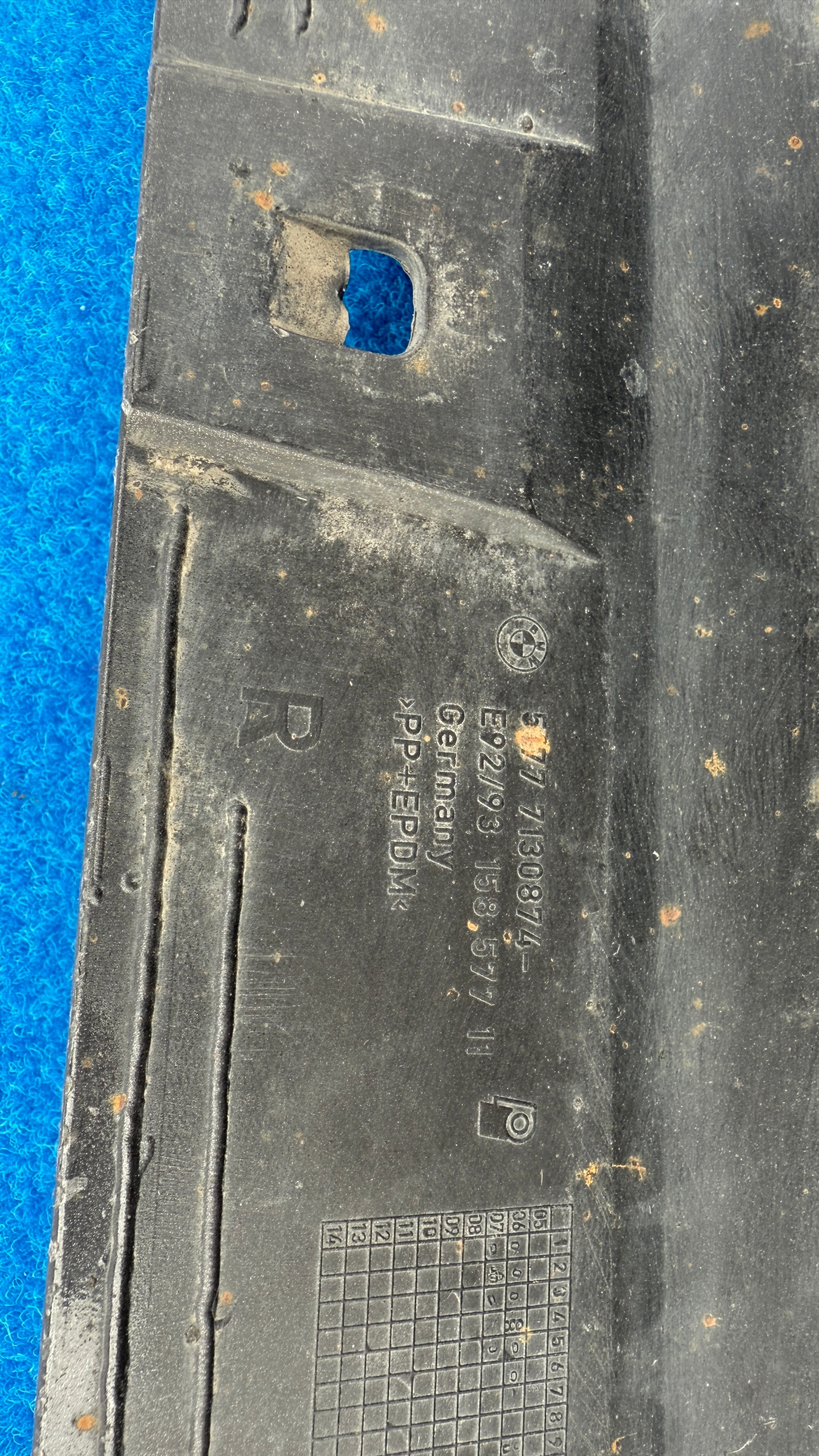 BMW 3 E92 E93 COUPE CABRIO right moulding threshold threshold 51777130874 H700IP
