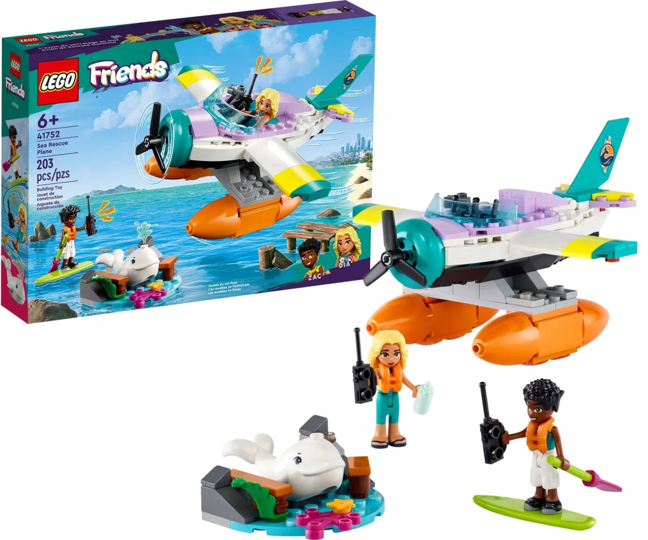 41752 Lego Friends Záchranářský hydroplán