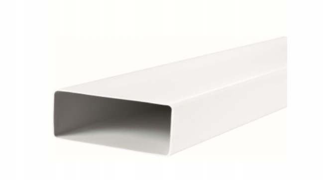 

Kanał wentylacyjny płaski 220x90 Vents 910 Pvc 1mb