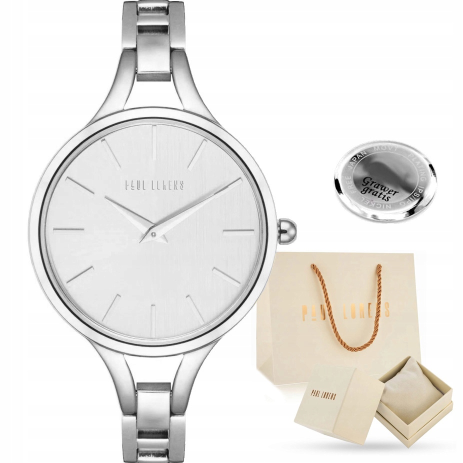 Dámské hodinky Paul Lorens Chantal s náramkem – klasický ciferník Gravírování