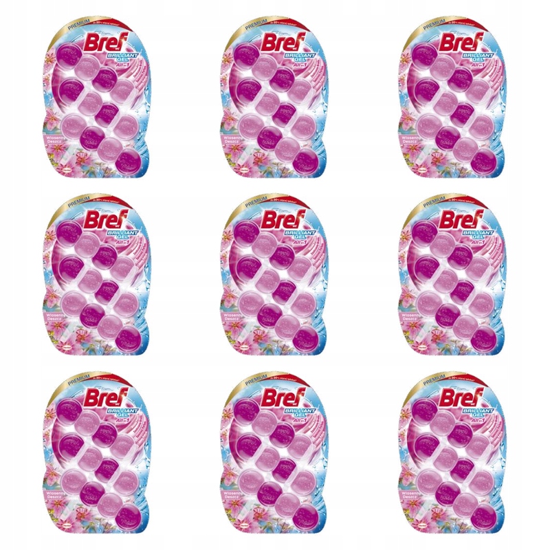 Bref Brilliant Gel Jarní déšť 3X42G X9